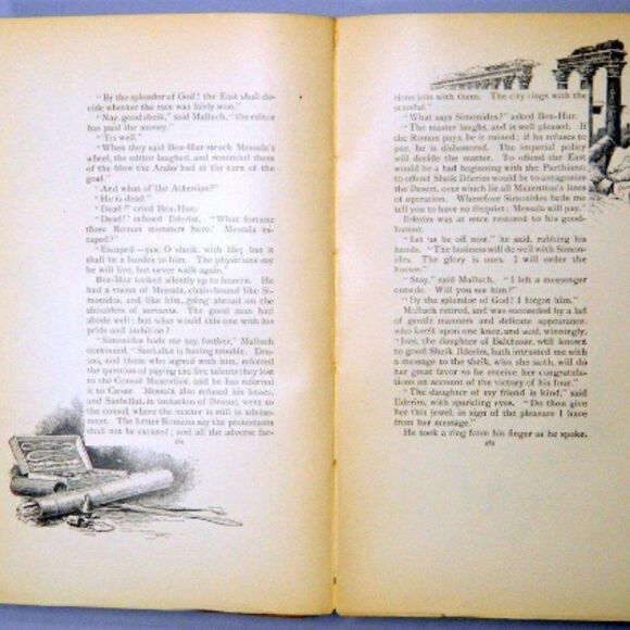 1896 BEN-HUR "A Tale Of The Christ" Book - Picture 15 of 15